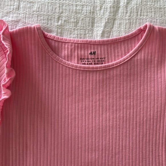 H&M Pink Ruffle Sleeve Dress - Picture 2 of 3